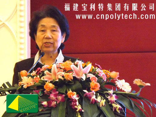 中国皮革协会名誉会长、第一届全国皮革标委会主任委员张淑华被授予“终身成就奖”