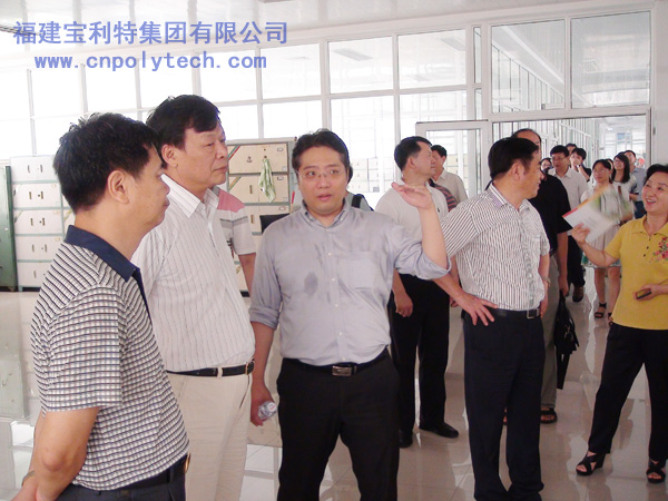 福建省政协常委、省政协港澳台侨和外事委员会主任翁星，带领福建省侨资企业发展环境专题调研组，莅临侨资企业福建宝利特集团有限公司调研，福州市及福清市政协领导，林雄、游美兴、陈力奇陪同调研。